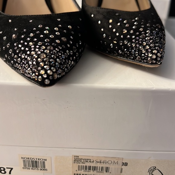 Nicholas Kirkwood black suede heels with Crystal details - Picture 11 of 11